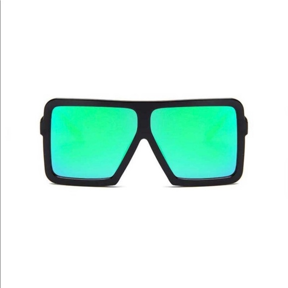 VintageRetro oversize square sunglasses NWT - Picture 6 of 8